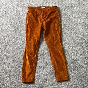 Orange Old Navy corduroy pants